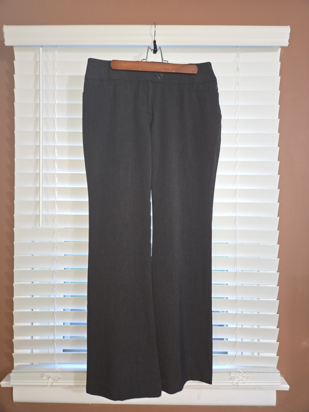 Rafaella Dark Grey Curvy Dress Pants Size 10